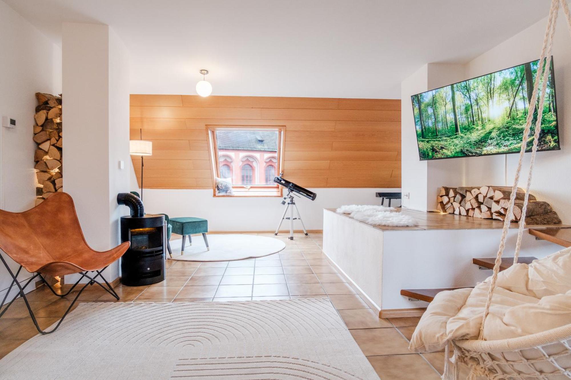 Neu Deluxe Suite Muensterblick, Maisonette, Kingsize Bett, Kueche, Netflix, Aussicht, E-Kamin Bad Säckingen Kültér fotó